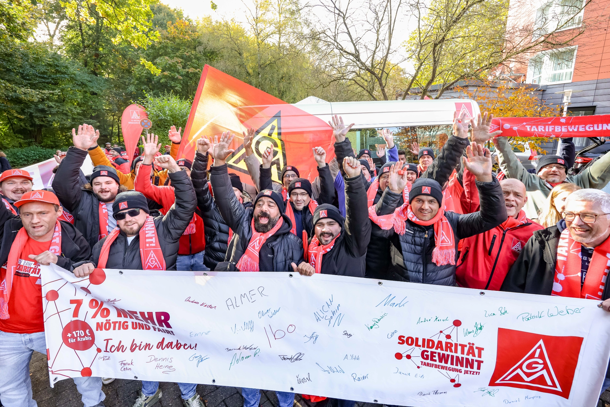 Begleitdemo zur Verhandlung Münster 2024