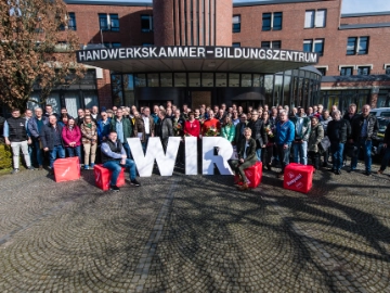 Delegierte und Ortsvorstand der IG Metall Münster